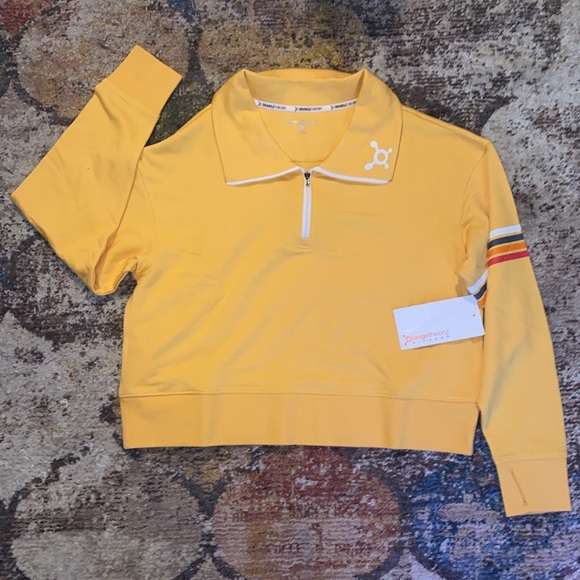 🆕ORANGETHEORY Cropped Pullover Sweatshirt, Size Large - Picture 5 of 14